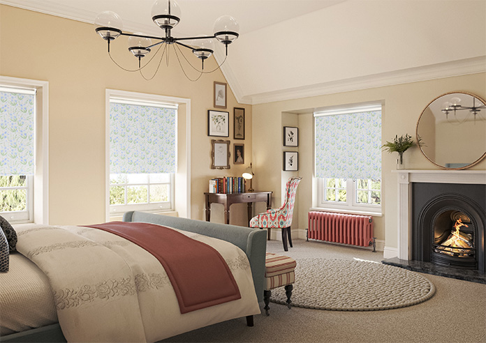 Wildflower, Cornflower - Twist&Fit Roller Blind - Image 7